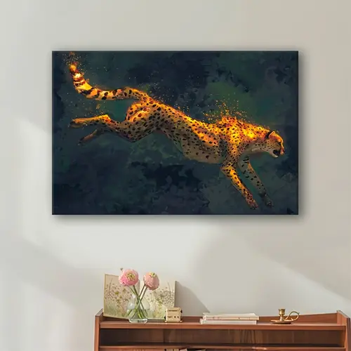 1pc wooden frame canvas painting suitable for home and office decoration is a unique gift for singles parties