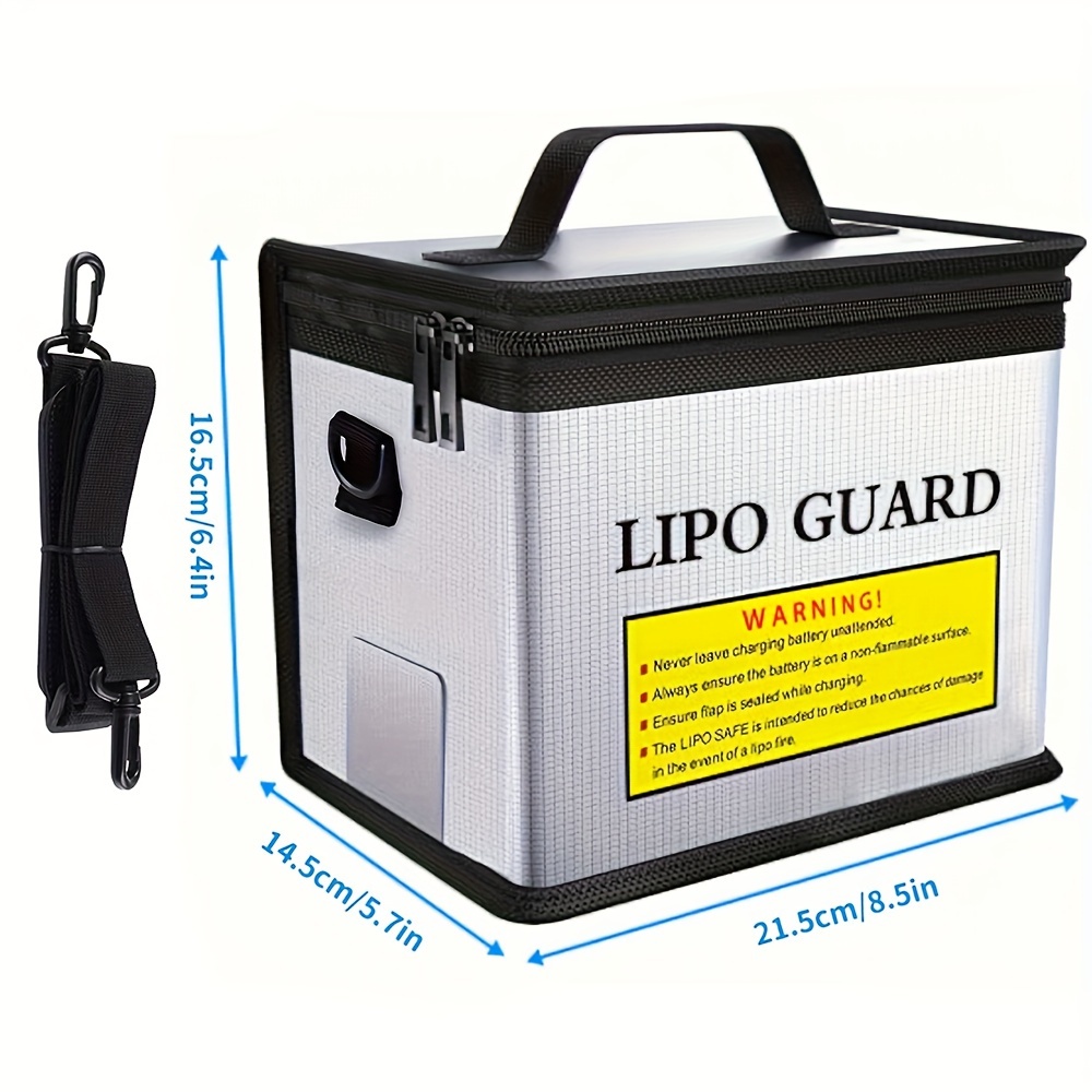 Large-capacity Handheld/shoulder Strap Lithium Battery Storage Bag, Battery Protective Storage Case, Battery Storage Box