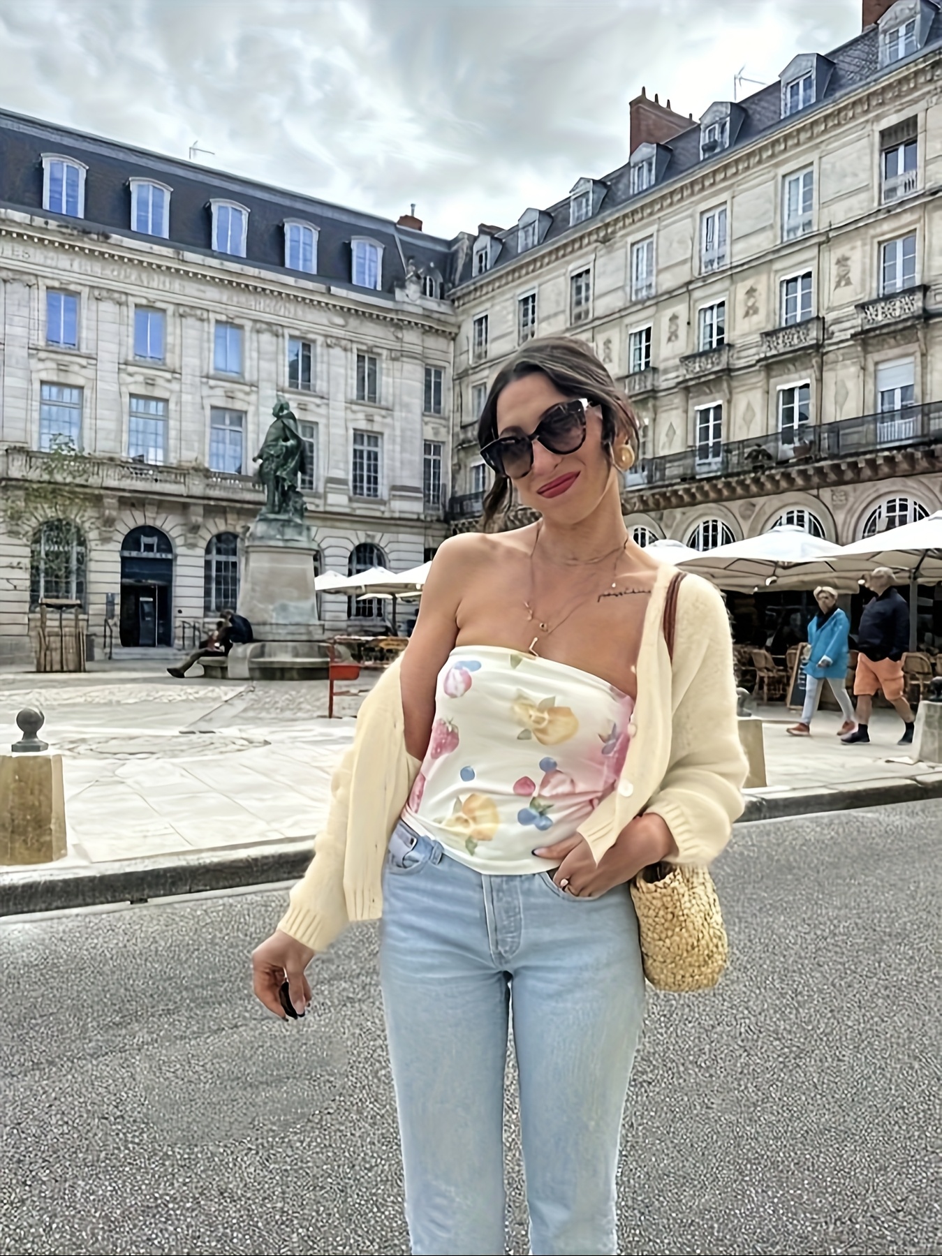 zd0415062 suéter elegante mujer cuello larga Temu Uruguay