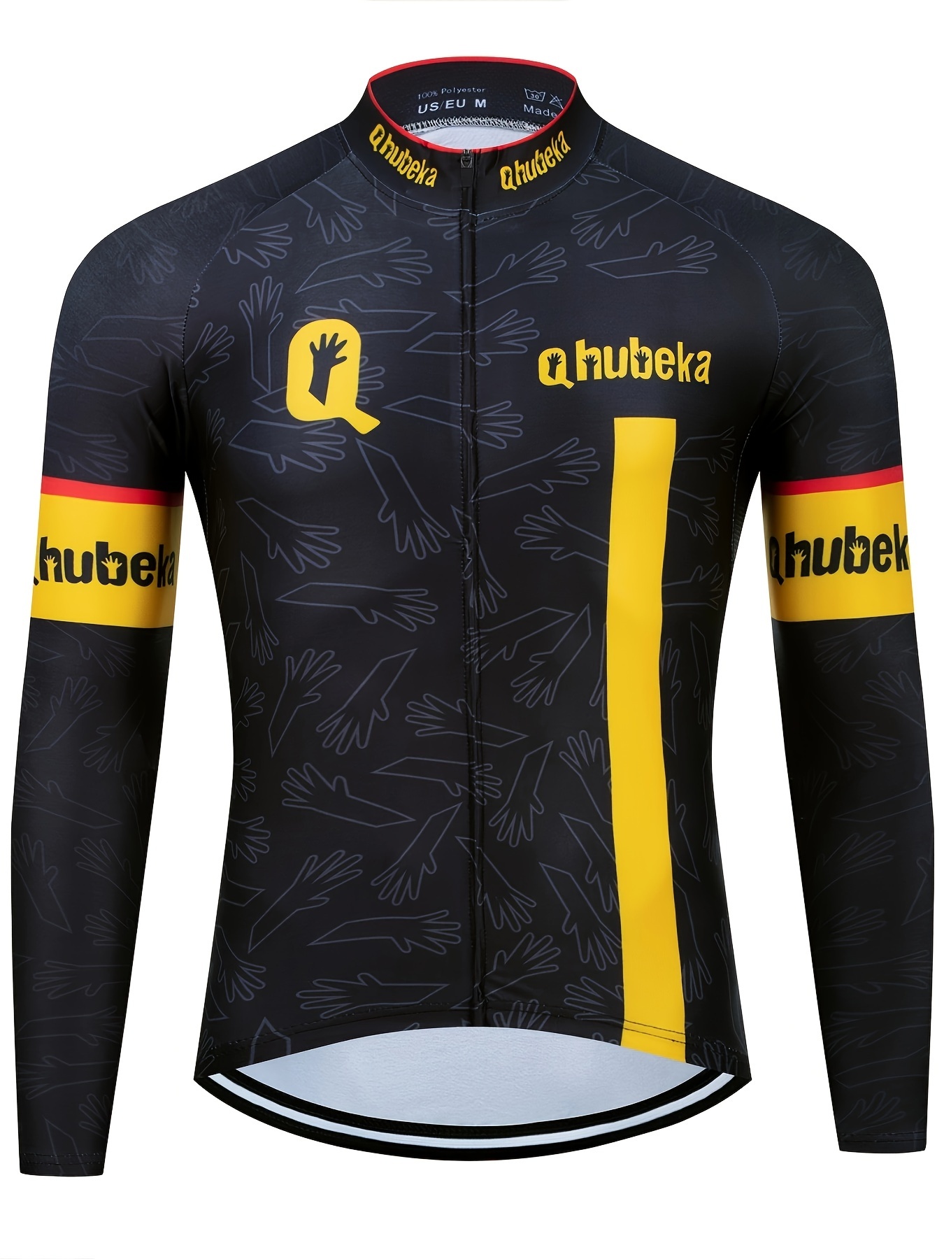 qhubeka cycling jersey quick dry breathable long sleeve top Temu