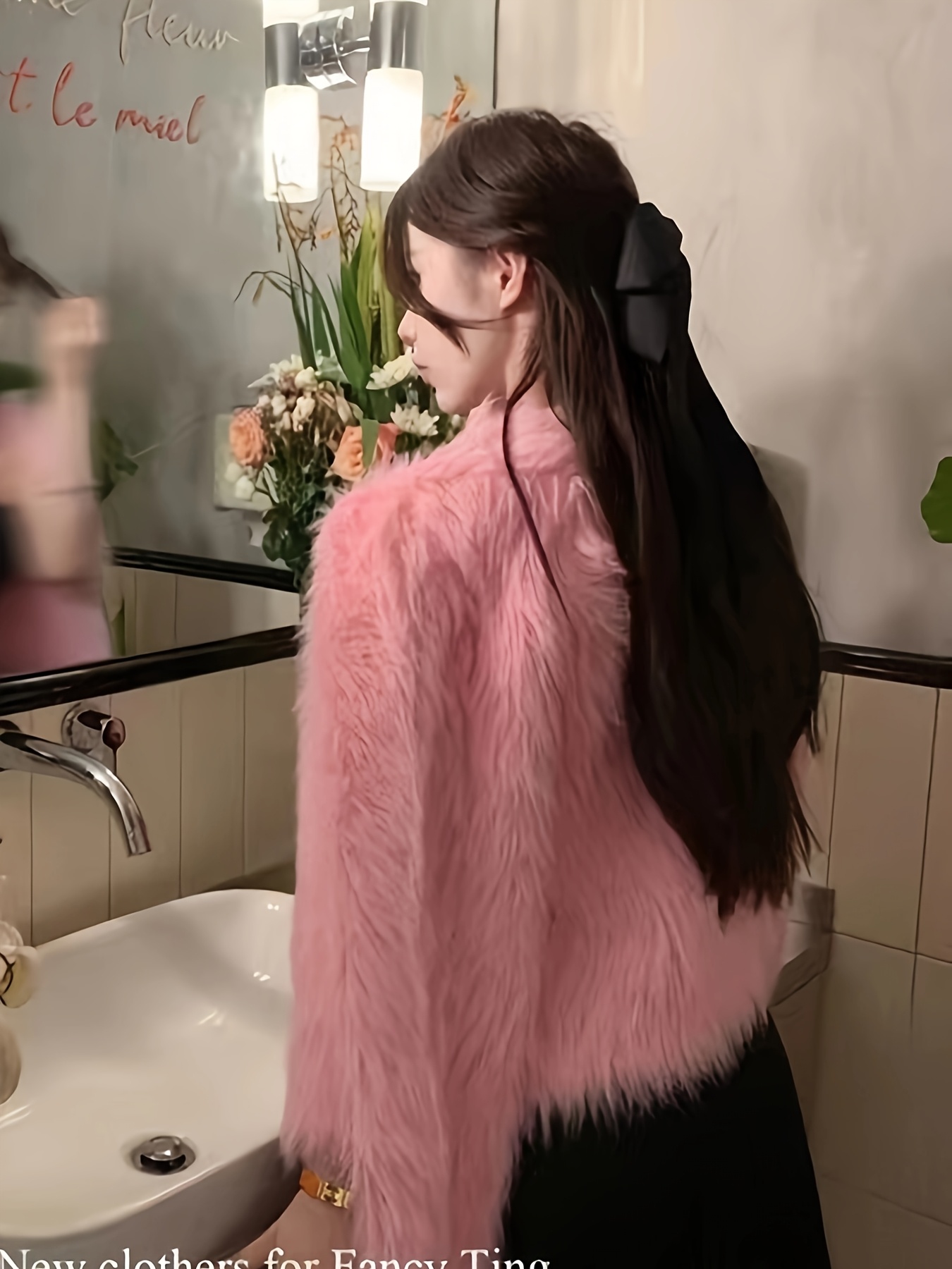 Tossy-Cardigan à Manches Longues Avec Pompon Pour Femme, Manteau Streetwear Femme, Vêtements D'extérieur Décontractés, Plume De Fourrure Blanche, Monochrome, Hiver 2025 / Fourrure Et Fausse Fourrure