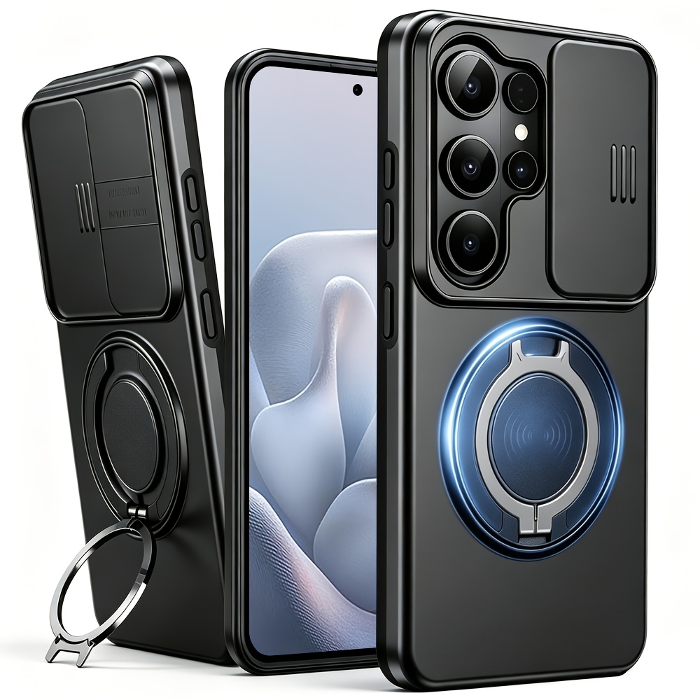 Phone Case: Heavy Shockproof Hard Case with Stand for Galaxy S26 Ultra S25 Ultra S24 Ultra