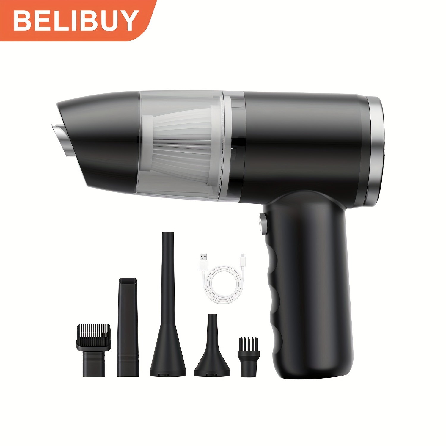 TEMU Multi Functional Household Vacuum Cleaner, 5000pa Suction, Handheld And Portable Design, Suitable For Cleaning Places As Cars, , Computers, Homes, Decorations, Offices And Homes