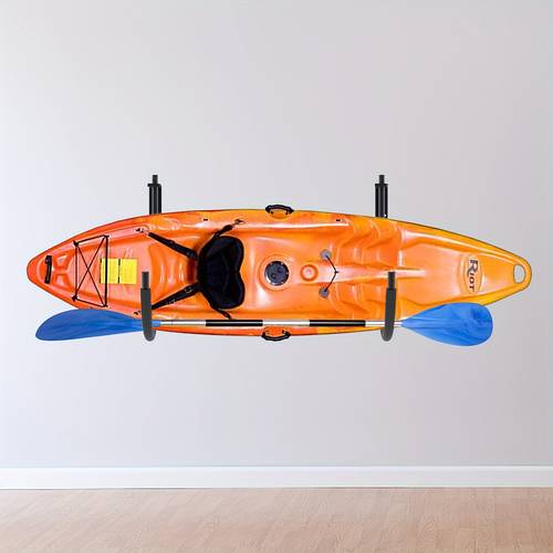 folding kayak snowboard surfboard paddleboard wall cradle mount rack canoe hanging wall frame canoeing skis indoor outdoor storage rack bracket stand 1 set