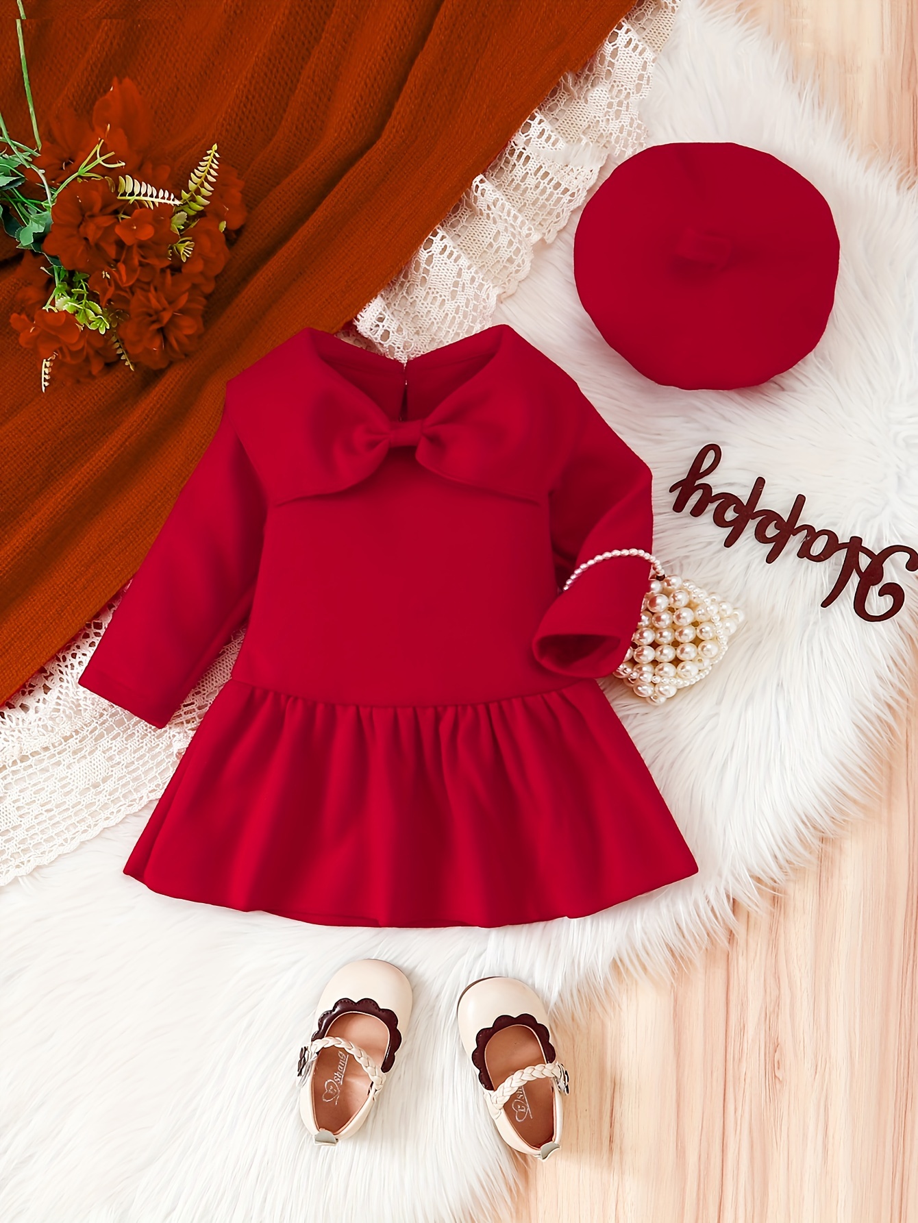 baby girls comfy elegant plain color long sleeves Temu South Africa