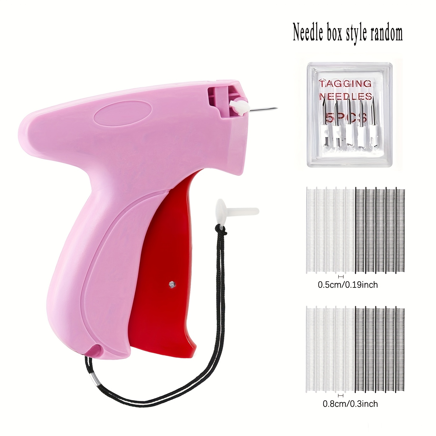 Handheld Quick Stitch Gun for Clothing Fixes - Pink