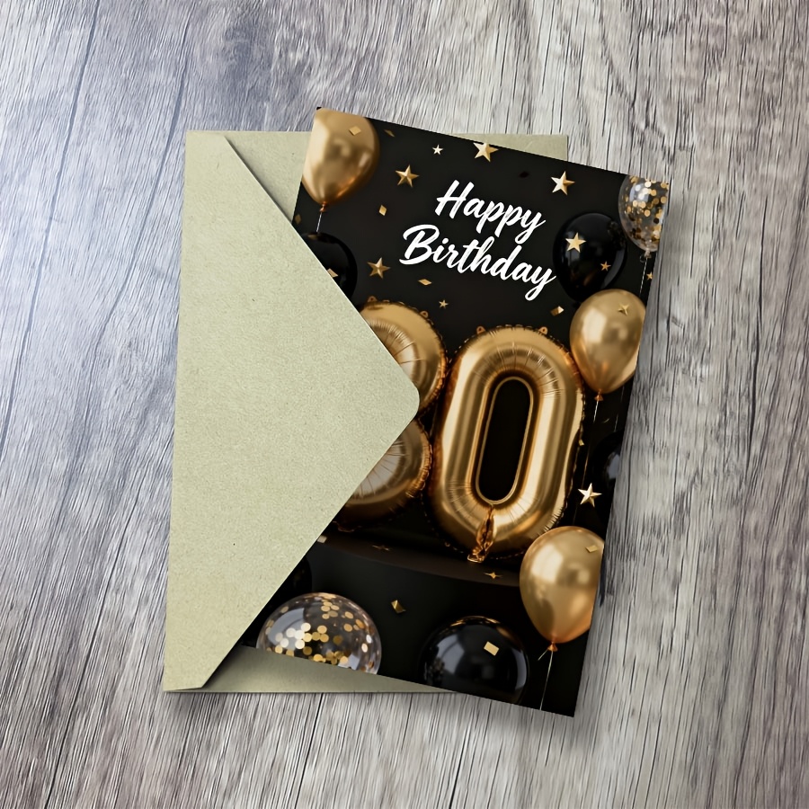 TEMU Dies ist eine Geburtstagskarte zum 30. Geburtstag, geeignet zum Feiern des 30. Geburtstags von Freunden und Familie. Sie übermittelt Segnungen