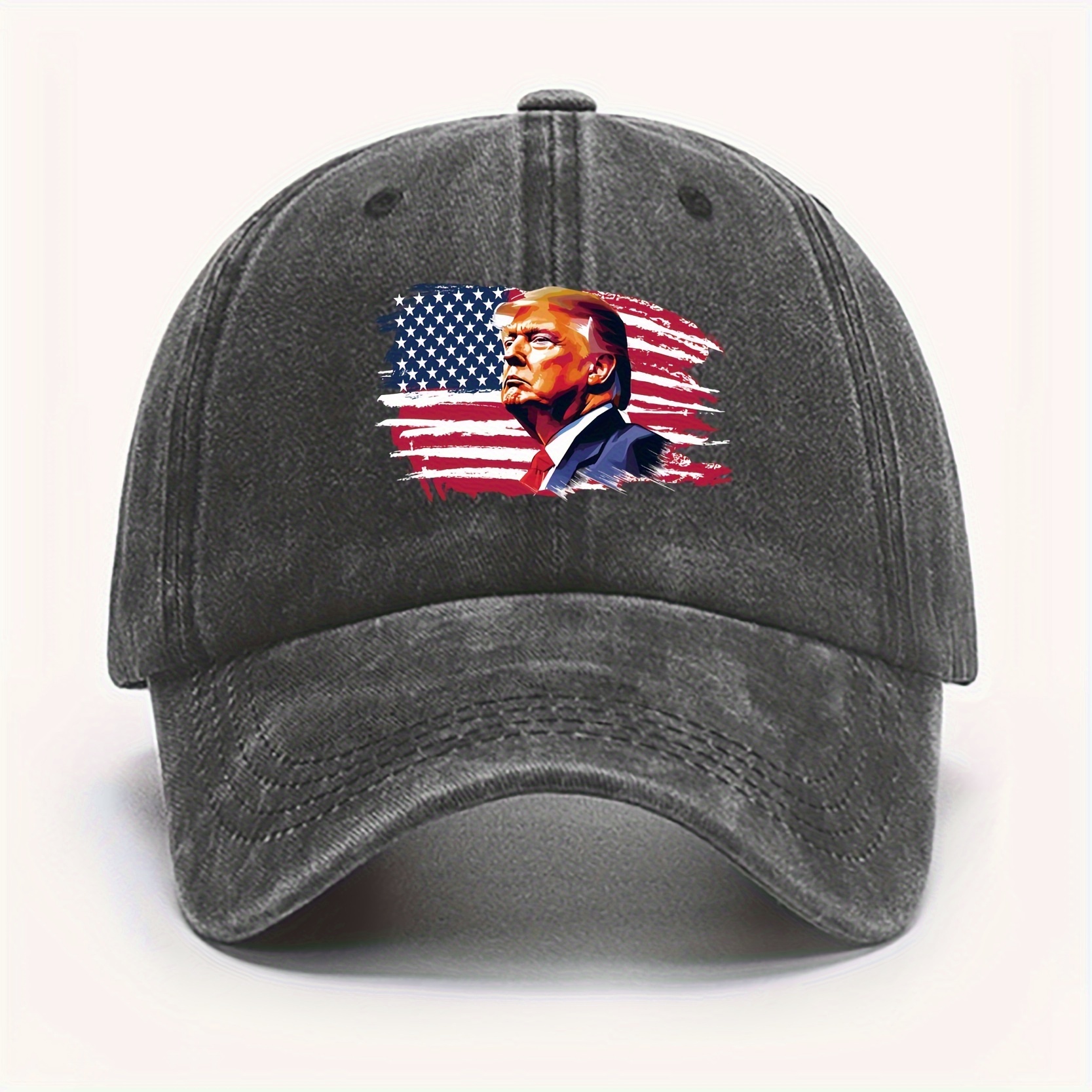 American Flag Trucker Hat - Snapback Hat, Baseball Cap for Men