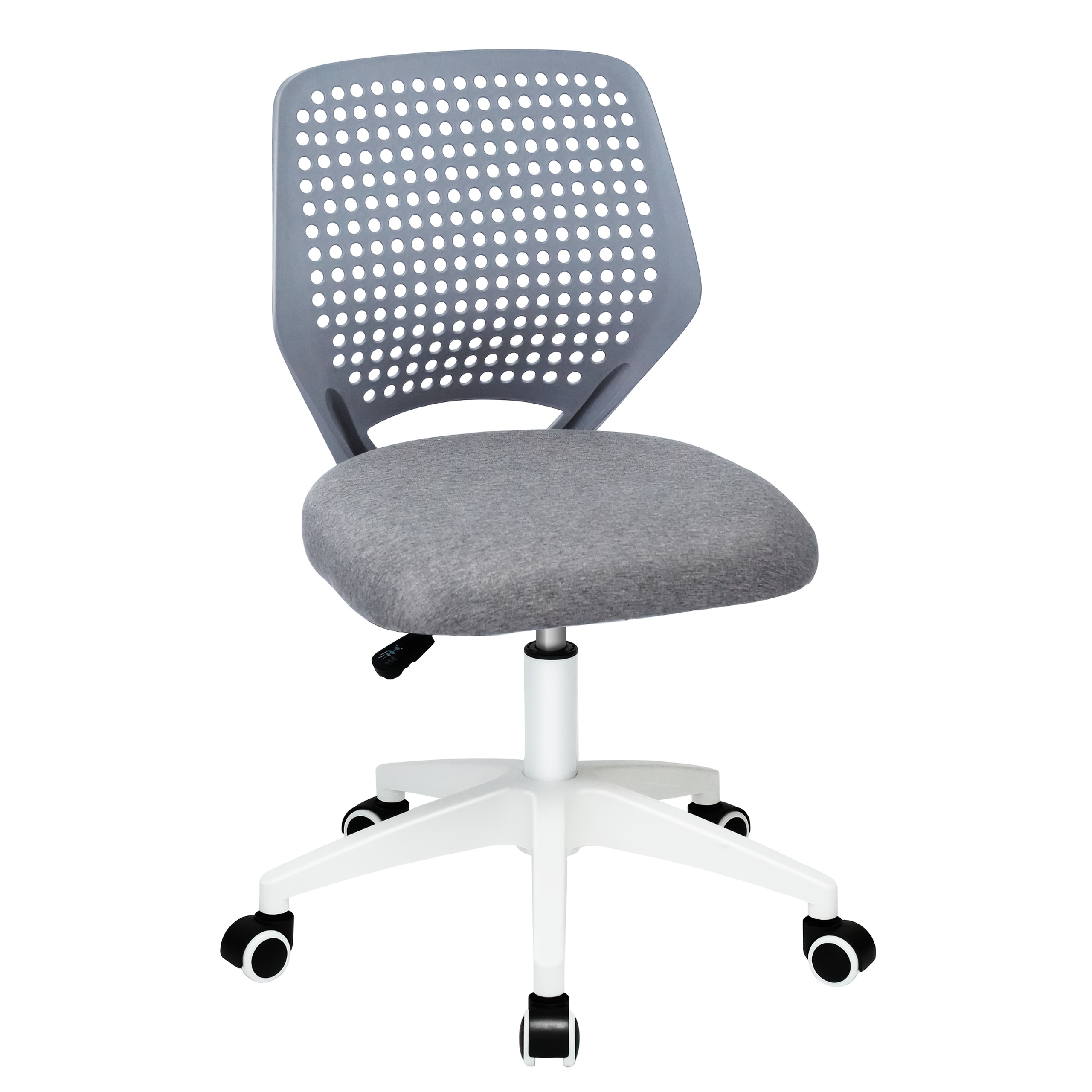 TEMU Deck Chair Home Office Desk Chair, Ergonomic Mesh Computer Chair With Swivel Base, Rolling Wheels & Lumbar Support, Armless Comfortable Task