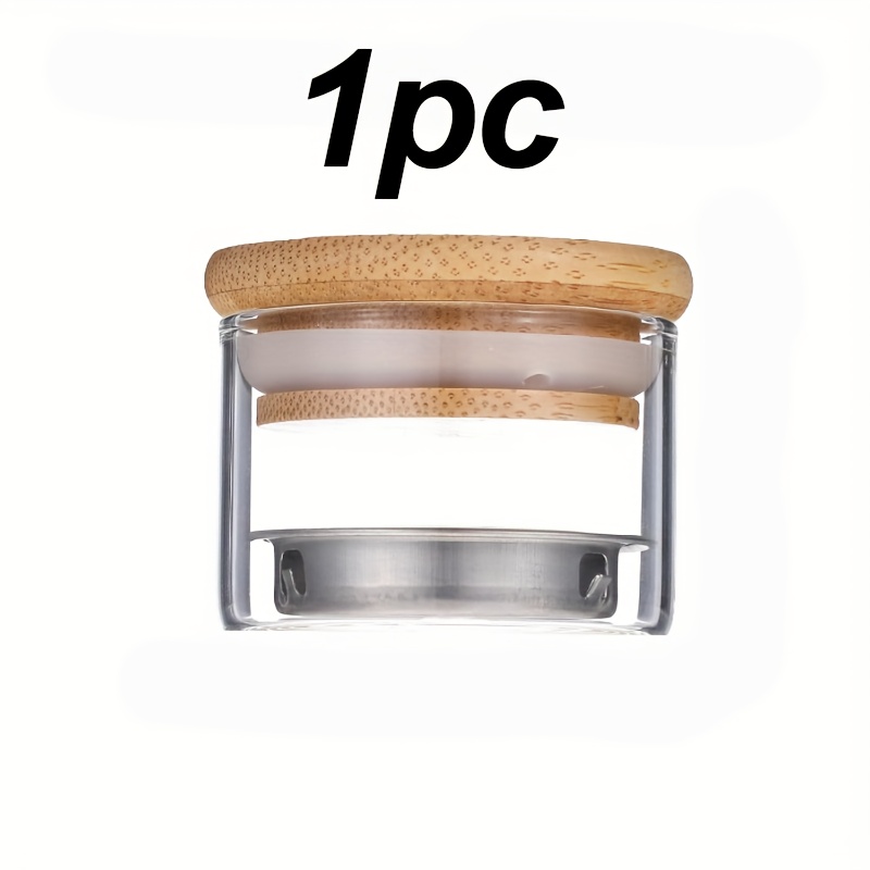 TEMU 1/2/3pcs Nail Brushes Washing Cup, Acrylic Glass Dish Glass Cup, Acrylic Nail Brush Cleaner, Mesh Acrylic Removal Dish With Lid & Mesh Layered Acrylic Brushes Washer