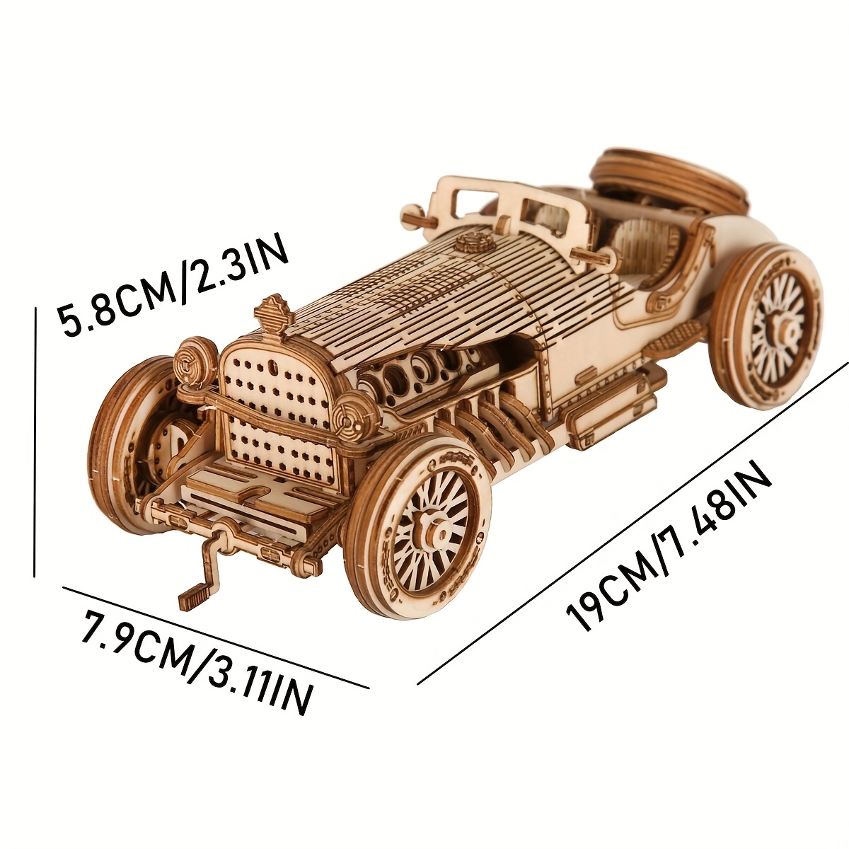 Vintage Wooden Model - Desktop Decoration, Suitable For Thanksgiving, Home And Office Environments