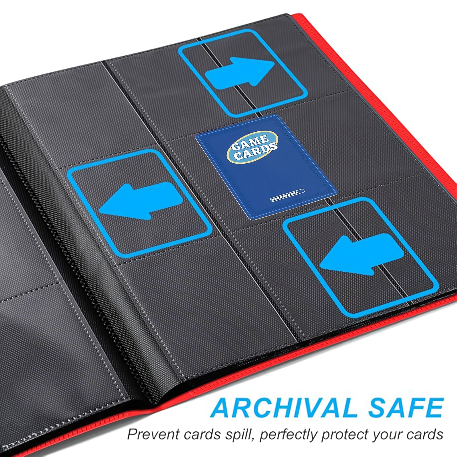 card binder mtg Old Canal Trading Card Binder 12 Pocket Card Album Folder Hold Up to 7 –  Toytooth