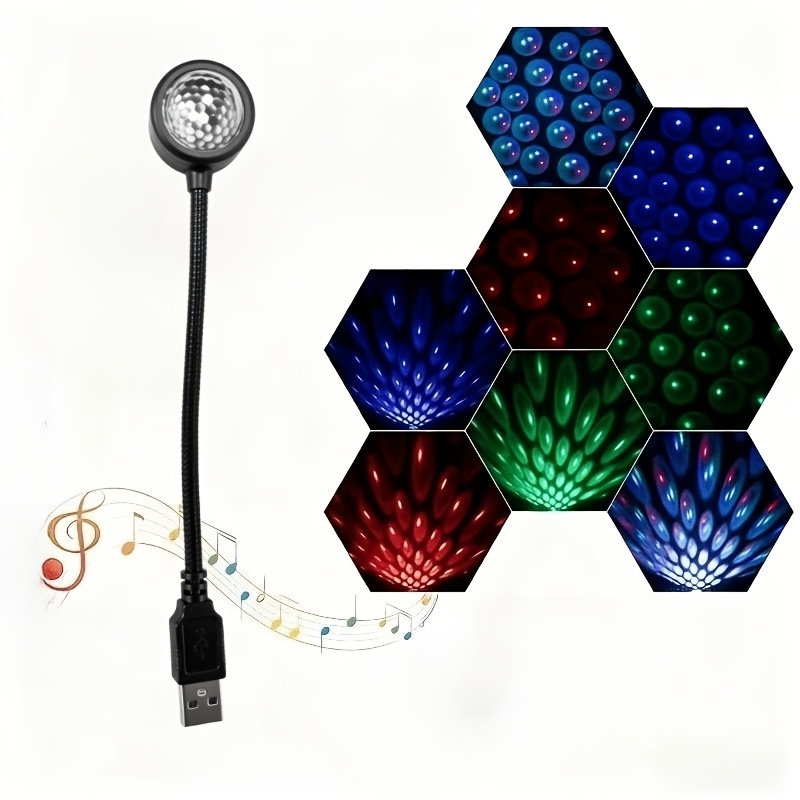 TEMU Luce Ambientale USB Plug-And-Play, Luci di per Interni, , Luce di , Lampada LED Flessibile, per Feste, Regali per Halloween/Natale