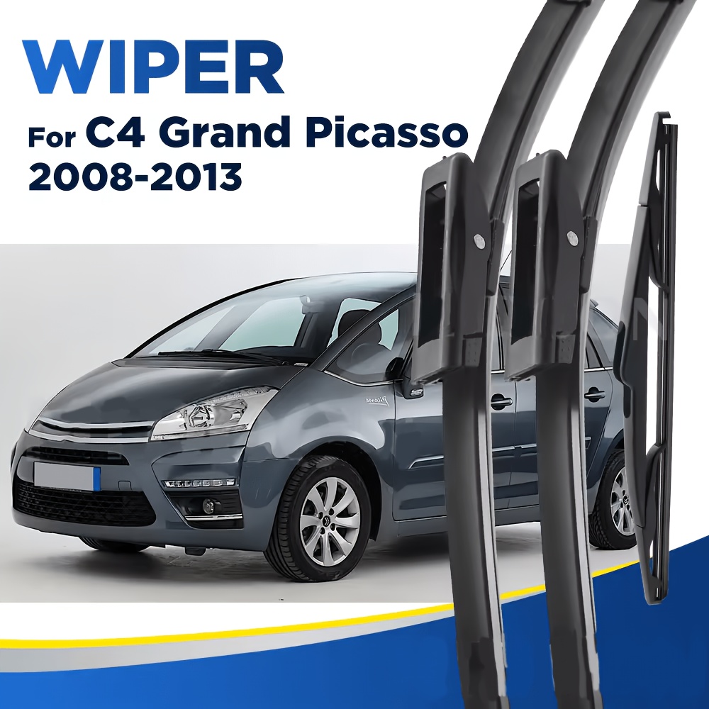 Front And Rear Wiper Blades Set For C4 Grand Picasso/ C4 Picasso Mk1 2008-2013 Windshield Windscreen
