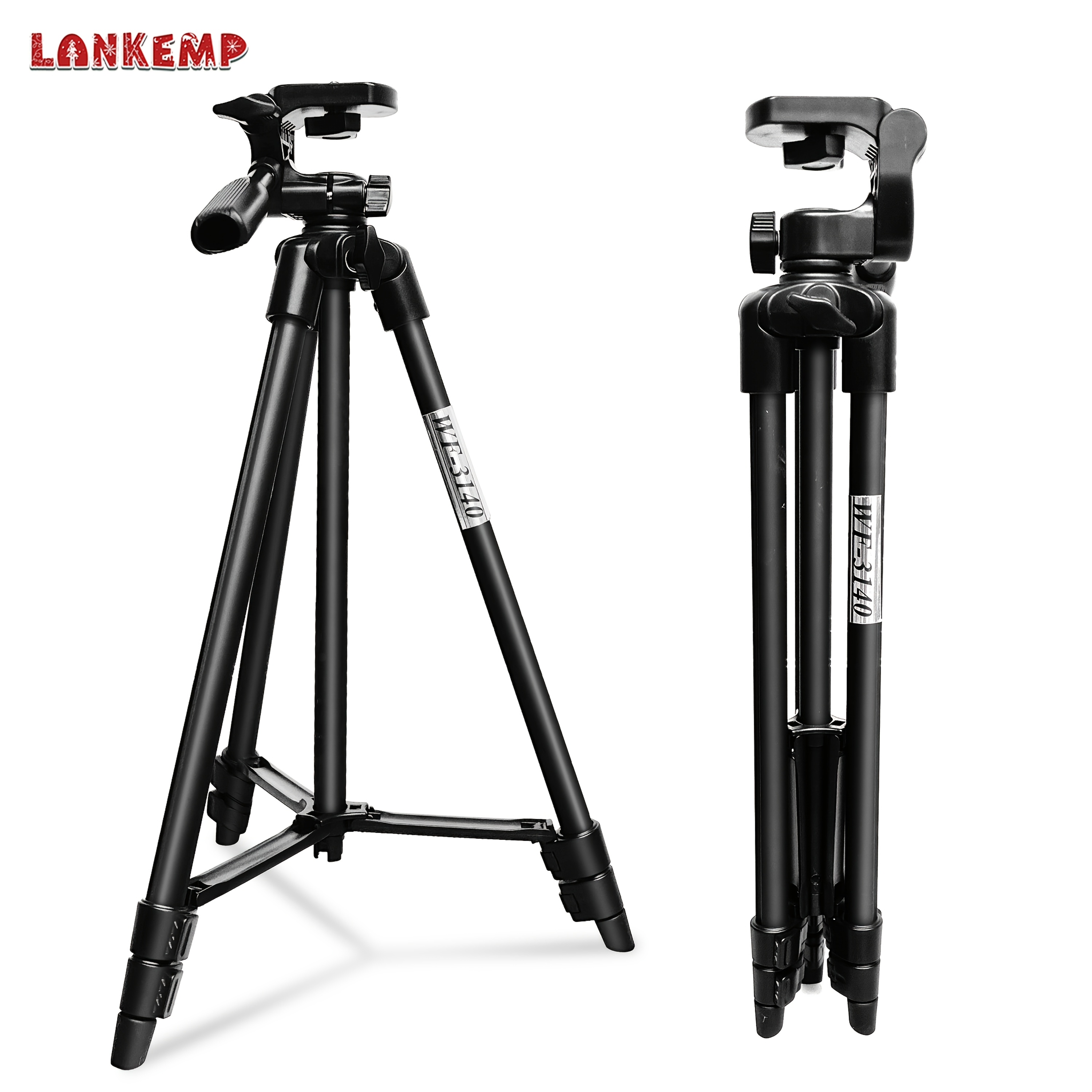 Image of Wf-weifeng 47.25-inch Portable Camera Tripod, Suitable For Dslr Cameras, Compatible With Mobile Phones. Travel Tripod In Black