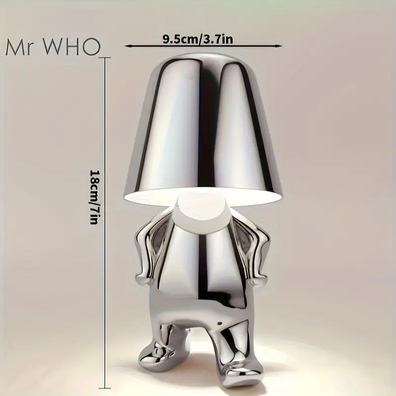 led cordless desk lamp battery powered lamp usb charged night lamp portable dining room bedroom tea table outdoor camping bar brightness Product details 3