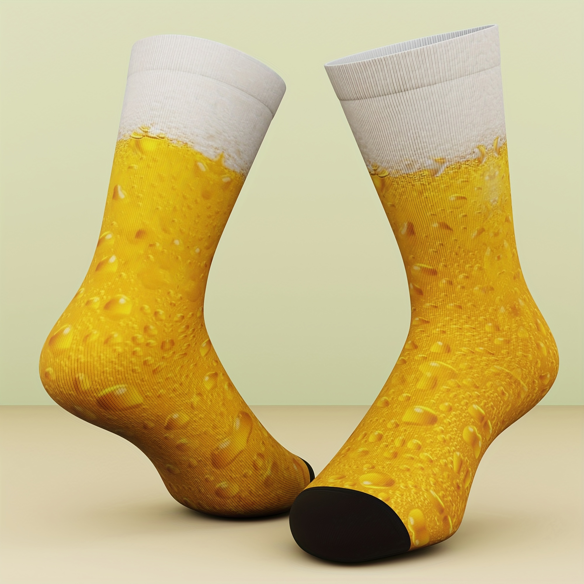 TEMU 1 Pair Of Unisex Socks, Novelty Gift Socks, Made Of Bamboo Fiber, Breathable And Comfortable, Fun And Fashionable, Suitable For Outdoor Sports,