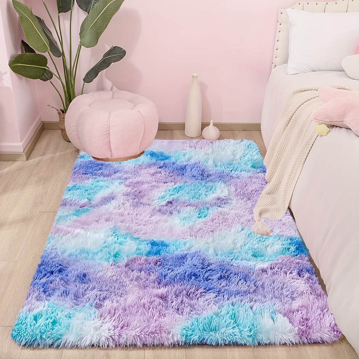 Alfombra Boho hermosa fondo de pantalla HD Splash acuarela Multicolor azul  rosa pastel área alfombra patio alfombra pasillo pasillo alfombra alfombra