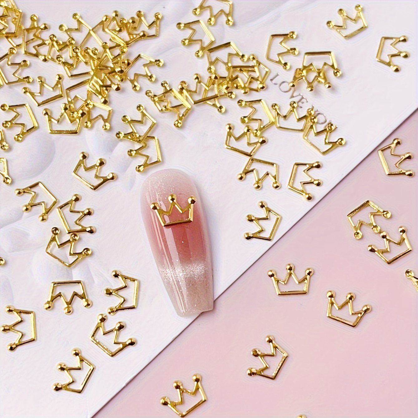 Image of 100 3d Metal Rivet Nail Art Decorations Shape Nail Additions Japanese And Korean Popular Easy Nail Supplies For Nail Decoration Nail Charm