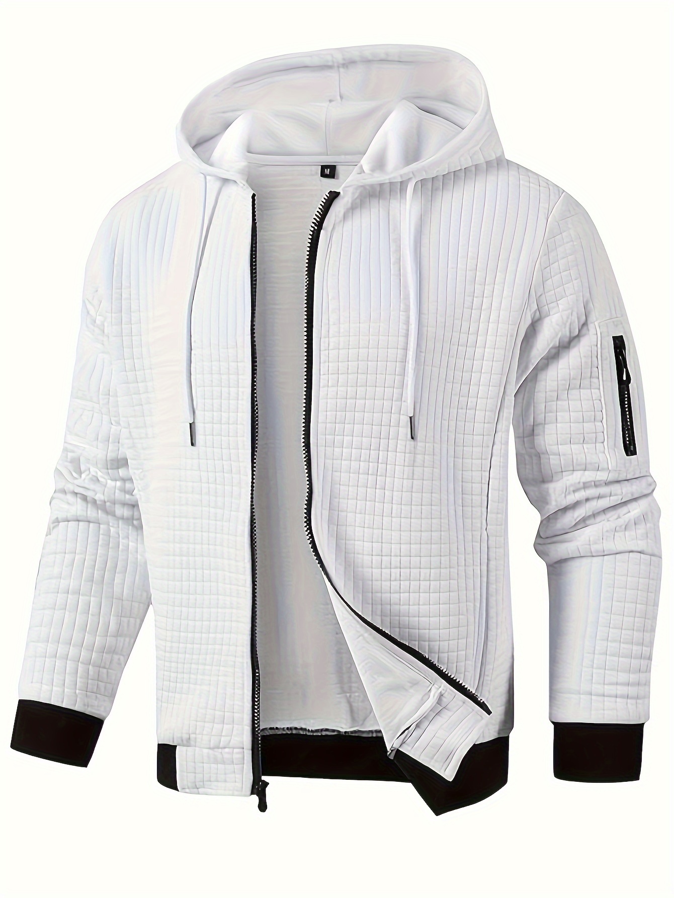 european and american mens fashion lightweight hoodies full zip sweatshirts   jackets