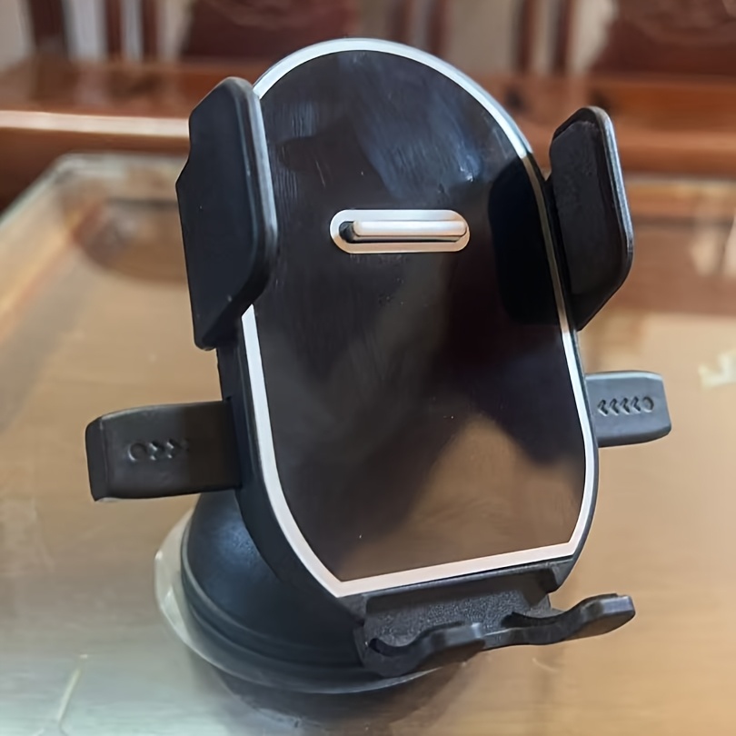 TEMU Abs Plastic Suction Cup Style Car Dashboard Universal Navigation Fixed Support Bracket Car Holder 360-degree Rotatable Car Not Blocking Air