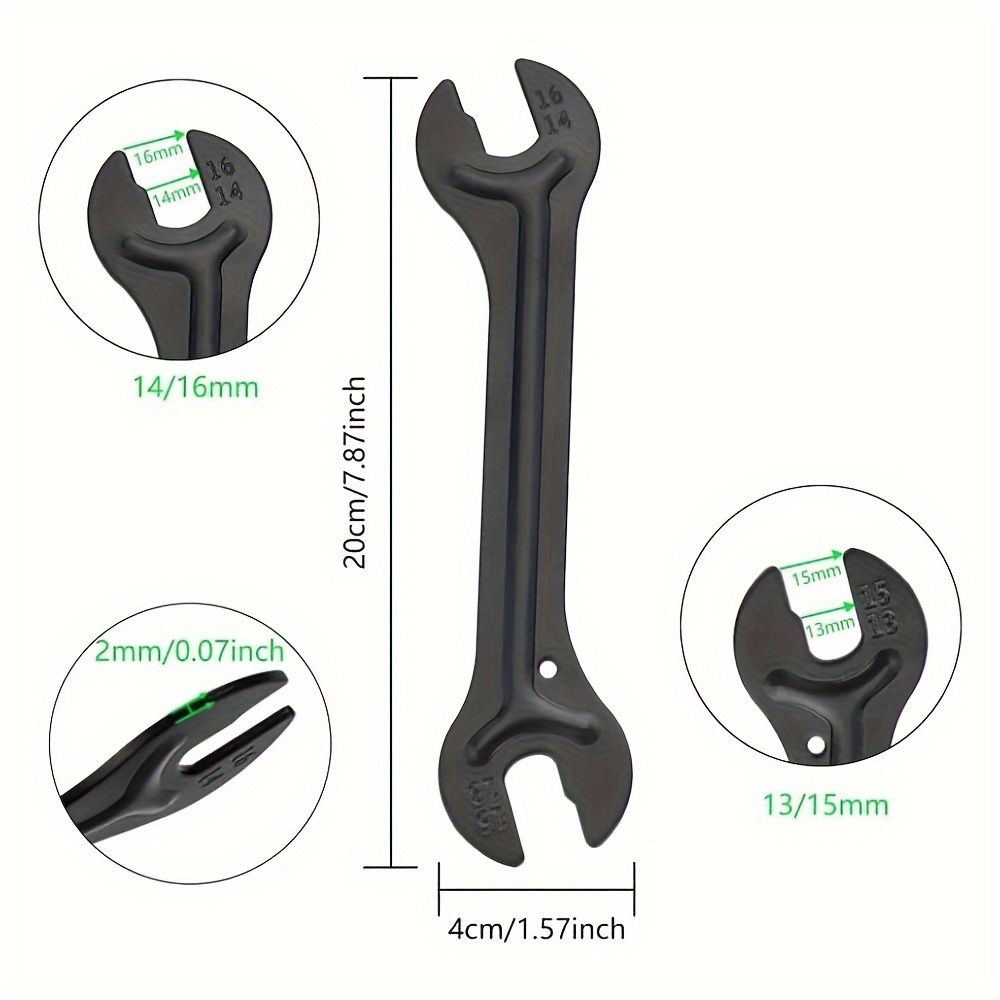 Bike Wrench QILEJVS 2017 Cycling Bicycle Cone Spanner Wrench