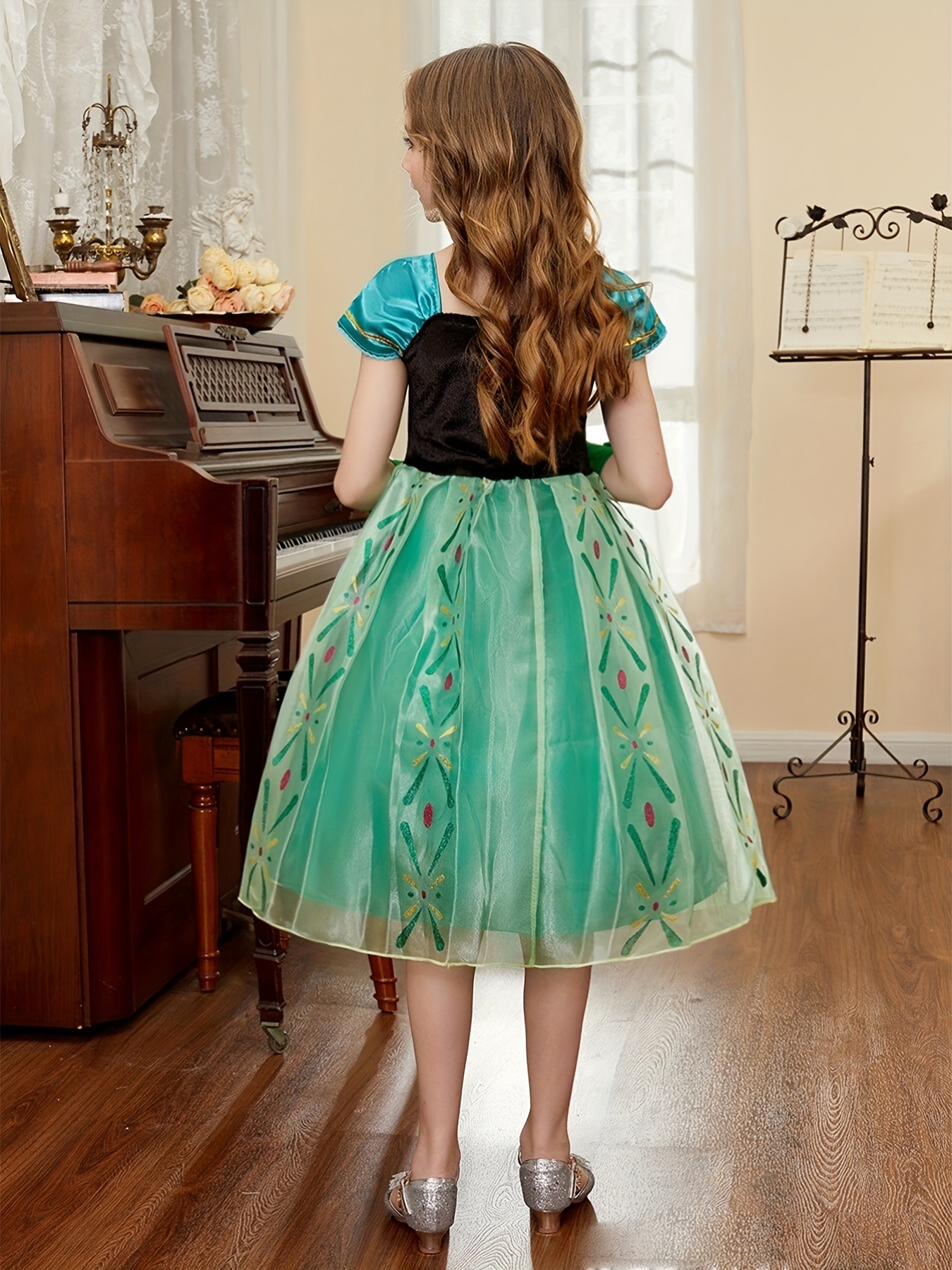 sachin and babi light blue dress girls princess costume dress accessory