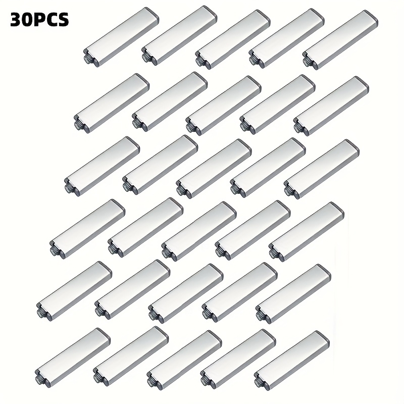 TEMU 30pcs Stainless Steel Magnetic Cabinet Door Handle Free Bouncer Closet Invisible Closet Door Press Bouncer