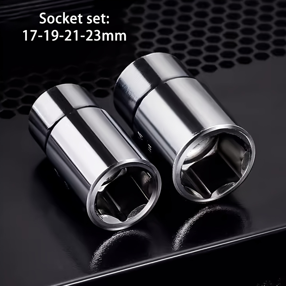 Universal Extended Lug Wrench 4 Way Tire Iron Nut Wrench Set