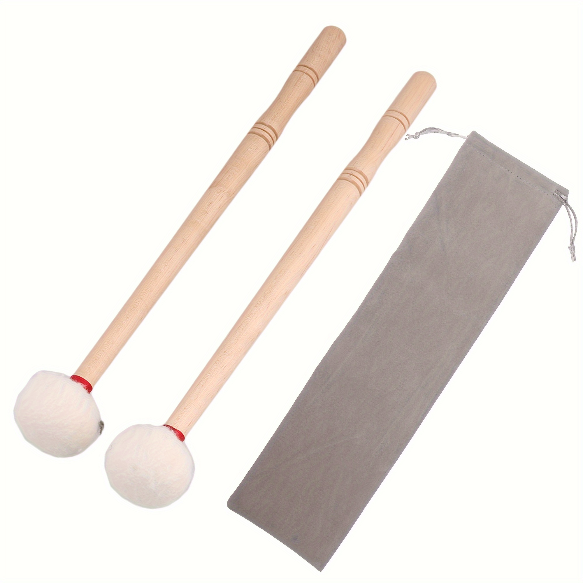 

2 X Timpani Mallets Soft Felt Head Core