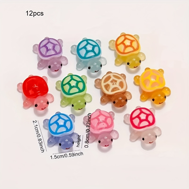12pcs Colorful Artificial Shoe Charms (random Colors)