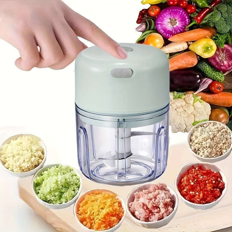 100 250ml electric mini garlic chopper usb meat grinder garlic masher machine sturdy durable crushed ginger vegetable crusher kitchenware Product details 0