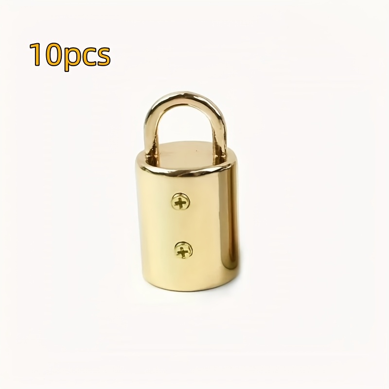 10pcs Hanging Rope , Bag Metal , Tassel Cap Hook , Screw Rope Lock Diy Hardware Accessories