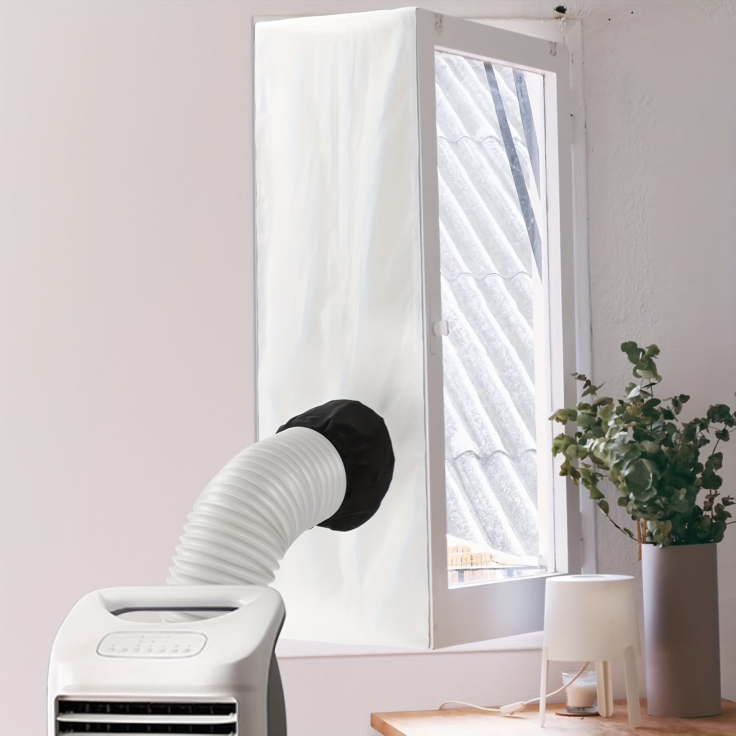 Push Out Window Seal For Mobile Air Conditioners Airlock Sliding Window Seal Cloth White