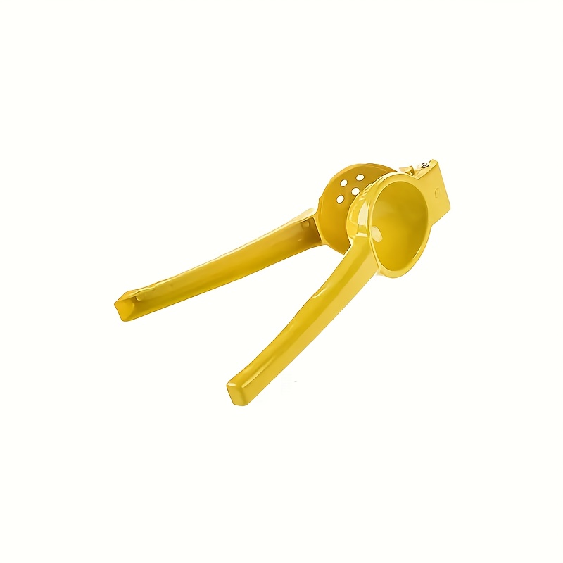 TEMU Effortless Handling Yellow Manual Lemon Juicer - Handheld Citrus Juicer, Fruit Juicer, Juicer Extractor, Squeeze Tool, Lemon Juicer Press, Hand