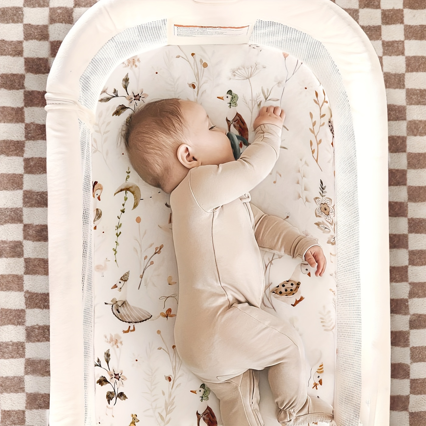 Stretchy Ultra Soft Fitted Bassinet Sheets 2 Pack, Universal Fit