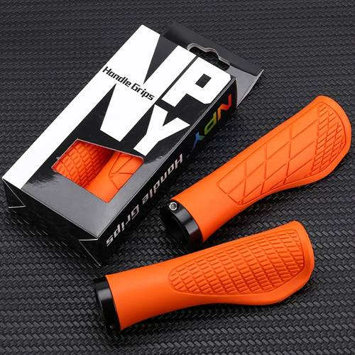 bicycle handlebar grips rubber lock on grip shockproof anti slip mountain bike handles cover cuff bmx bike accessories