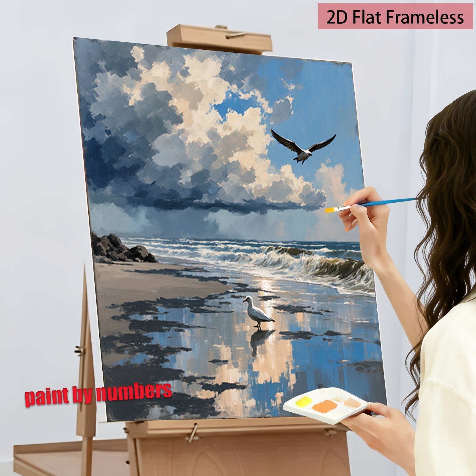 item picture professional art use 1 set complete paint by numbers kit suitable for beginners with pre printed numbered   brushes canister tubes suitable for thanksgiving wedding decor diy art for college students frameless wall 2d flat