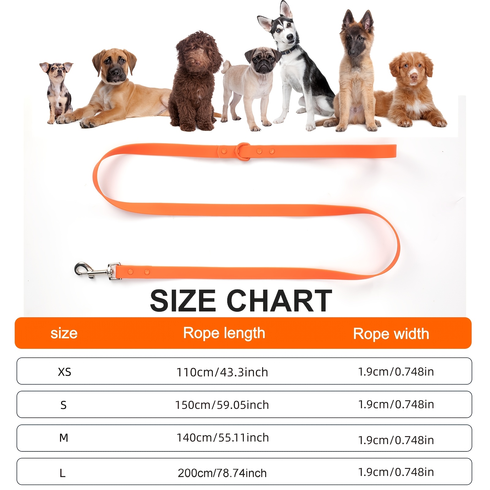 Odor-Resistant PVC Traction Rope for Dog Training