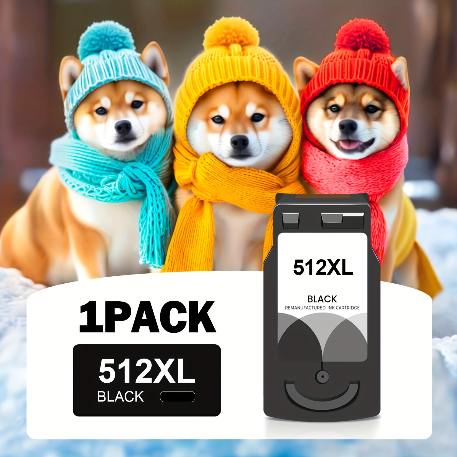 Image of Black And Color Ink Cartridges Pg512xl And Cl513xl That Work With For Mp230, Mp235, Mp240, Mp250, Mp252, Mp260, , Mp272, Mp280, Mp282, Mp480, Mp490, Mp492, Mp495, And Mp499 Printers