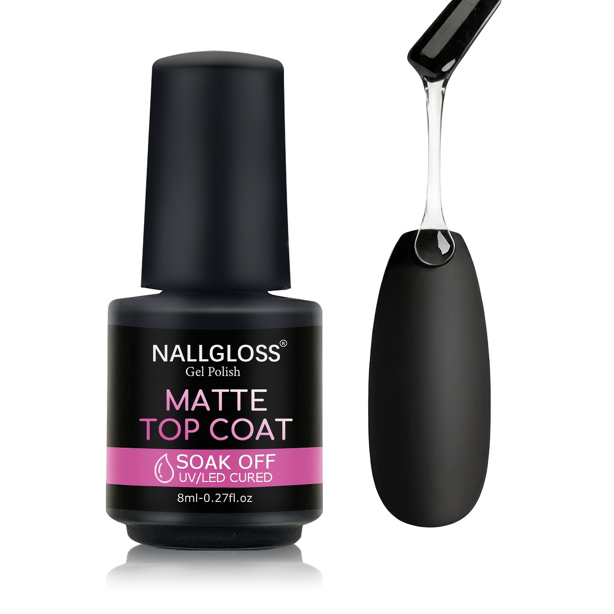 Image of Matte Gel Nail Polish Shine End And Long-lasting Soak Off Led Nail Lamp Gel Nail Polish Design Gifts For Women
