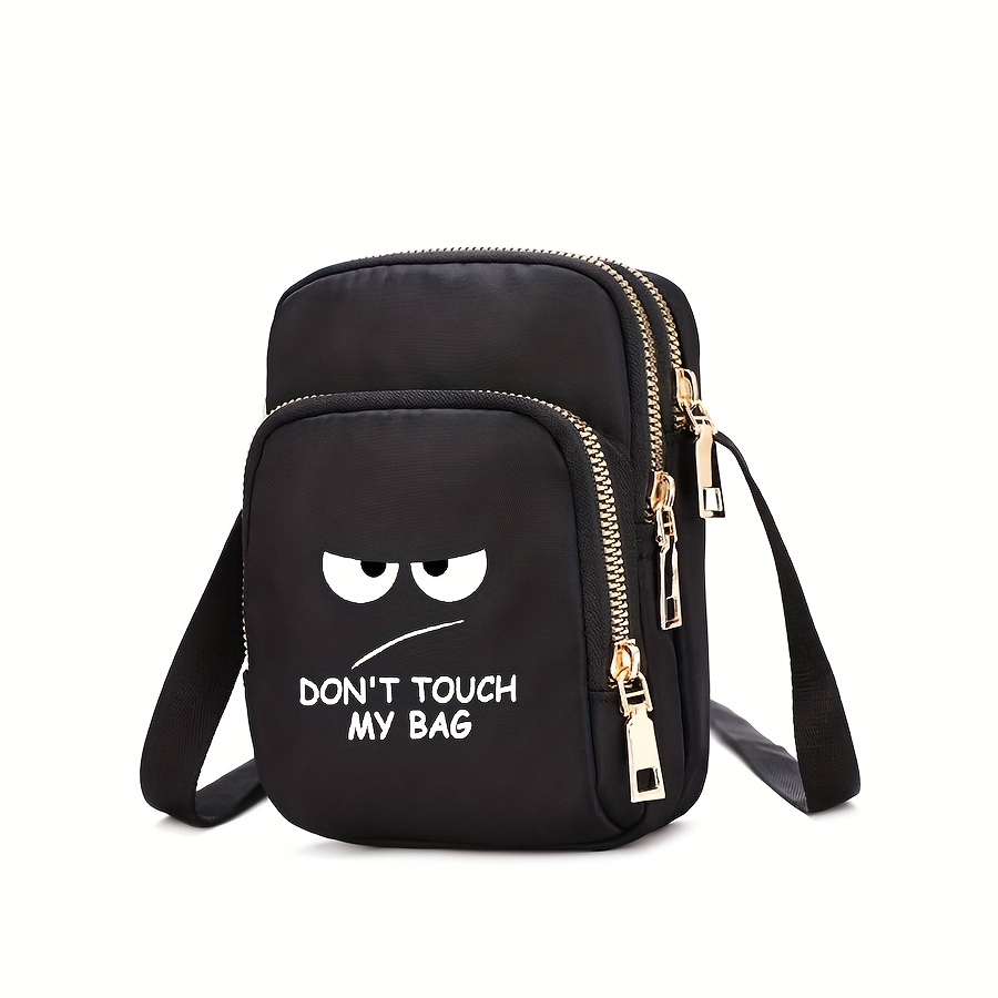 TEMU Mini Crossbody Bag With A ' ' Design, Stylish And Lightweight Shoulder Bag, Perfect For Carrying Your Phone And Keys, Features An Adjustable