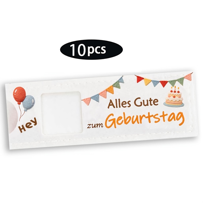 Image of Gift For Her/him German | "happy Birthday" Birthday Party Gift Box Packaging, Felt Chocolate Gift Box For Birthdays, A Thoughtful And Gift For Family, Colleagues, . Chocolate Not Included