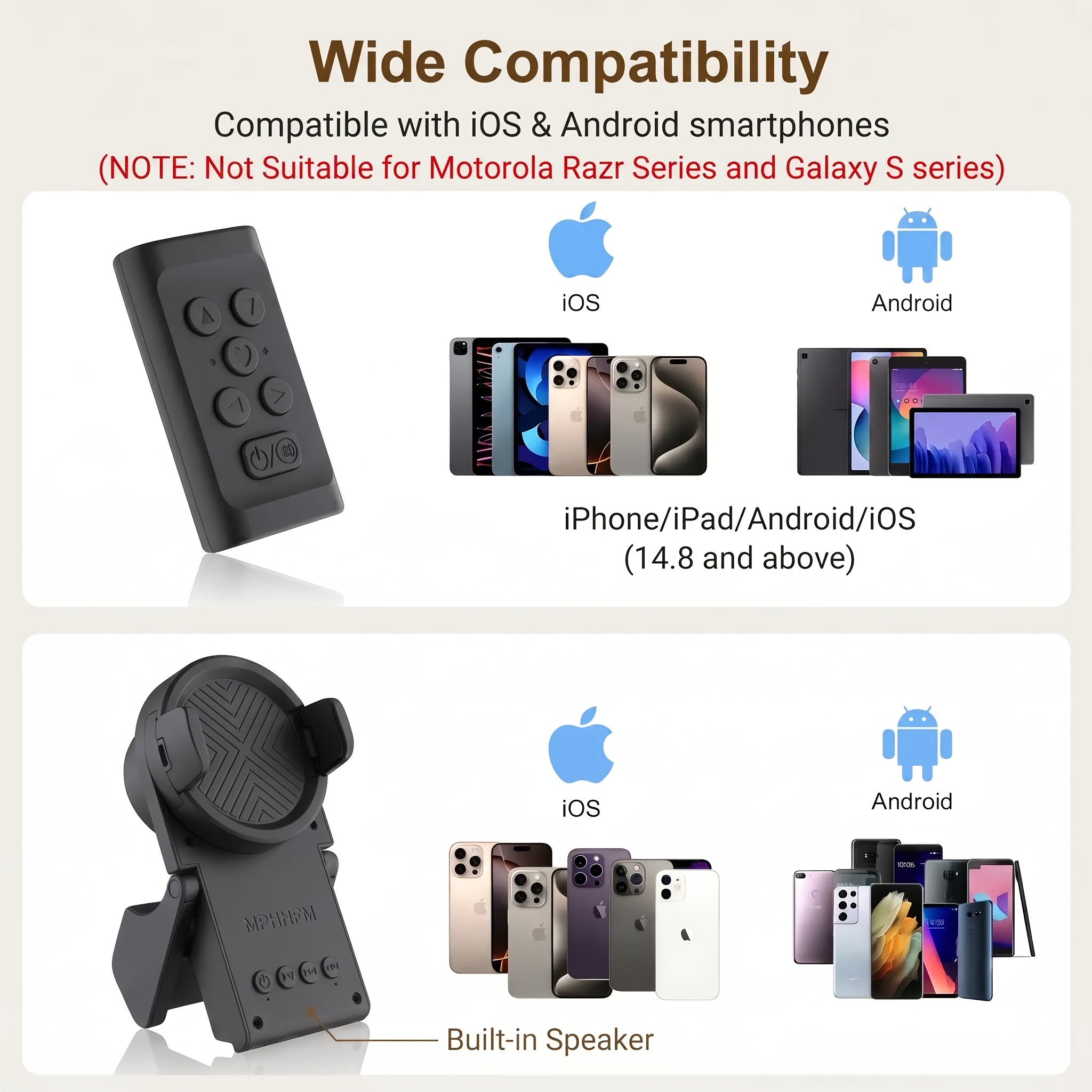 Rotating phone stand with wireless remote - image 7