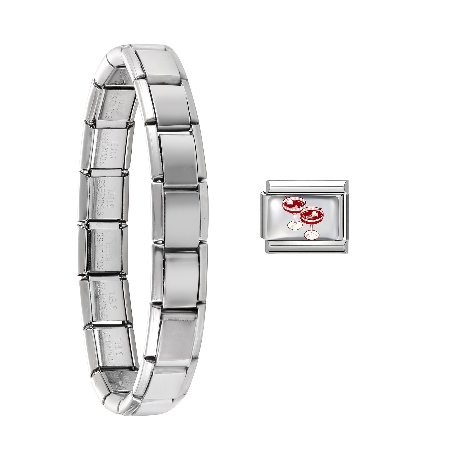 2pcs Special Additions Bracelet Set, Red Theme
