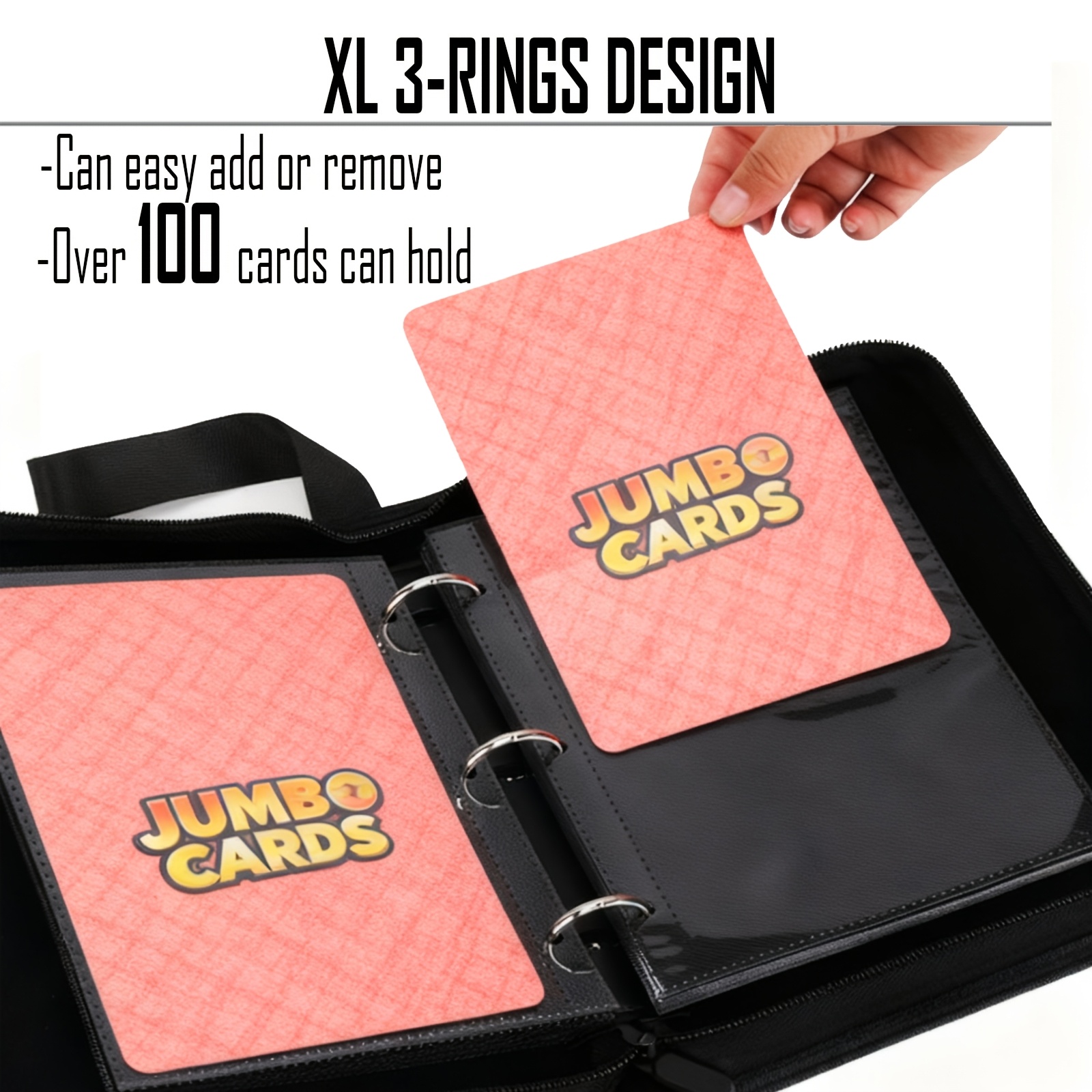 50 card binder MoKo Card Binder for Pokemon Cards Binder 4-Pocket, 400 Pockets Tradin –  Mokodirect main image 1