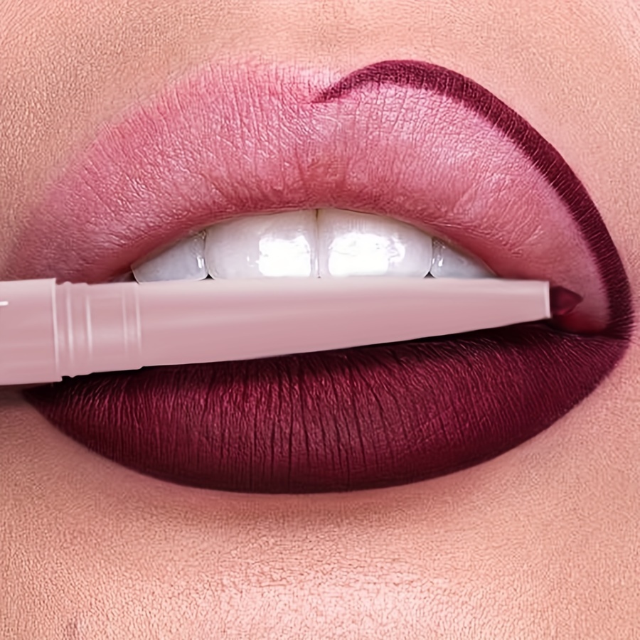 Matte End Lip Pencil, Long-lasting, Waterproof, Easy To Apply, Durable, Lipstick Pen, And A Versatile Lip Liner For Makeup