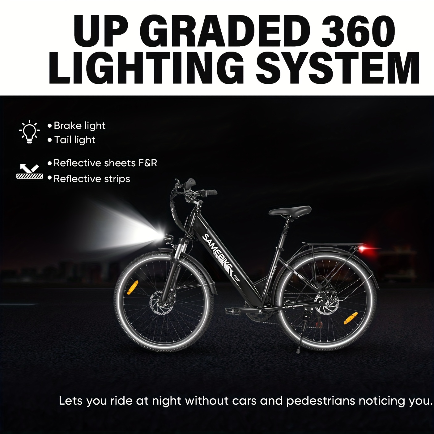 Rs-A01Pro Electric Bike with 250W Motor and 36V 15Ah Battery