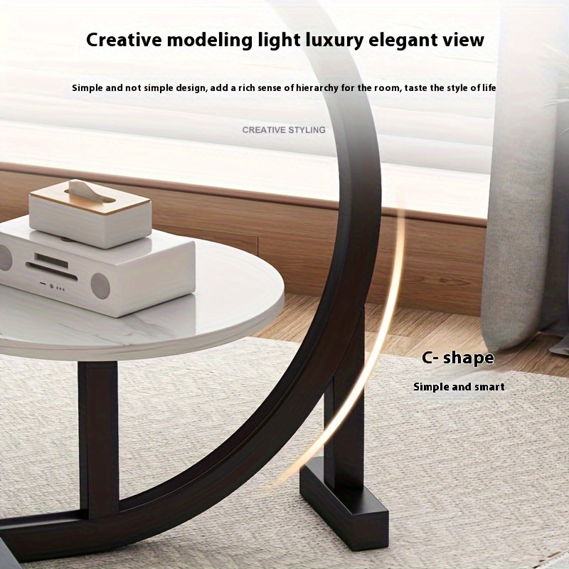 side table small end table accent table living room bedroom balcony office modern side table bedside table home decor small table for   small coffee table easy   details 2