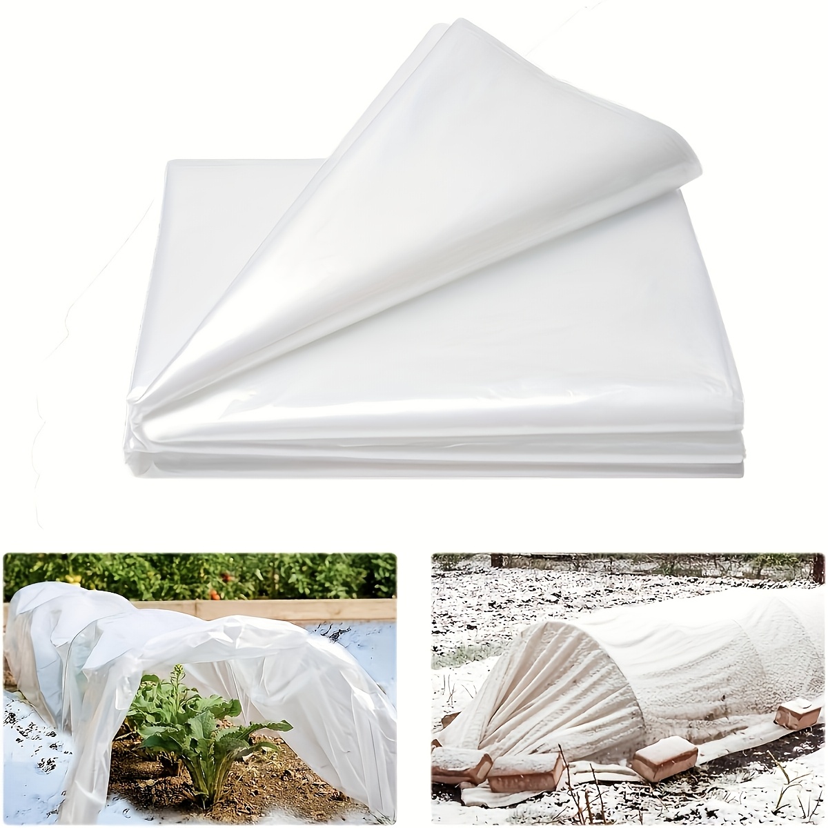 1pc Of Uv Resistant Polyethylene Greenhouse Film, Greenhouse Cover, Greenhouse Plant Blanket